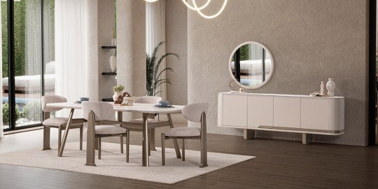 Noya Yemek Odası Takımı Teşhirden