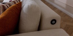 Prag Corner Sofa Set Cream