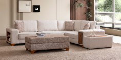 Star Corner Sofa Set Chenille