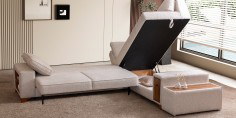 Star Corner Sofa Set Chenille