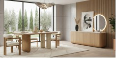 Era Dining Room Set Walnut
