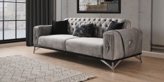 Elite Sofa Set Chrome