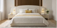 Luna Bedroom Set Sand Beige
