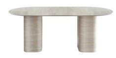 Soft Travertine Table and Chairs