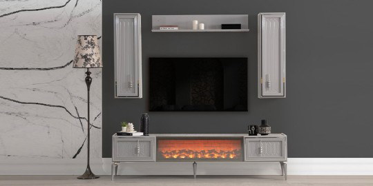 Velar Fog Gray Tv Unit