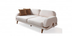Milas Sofa Set Walnut