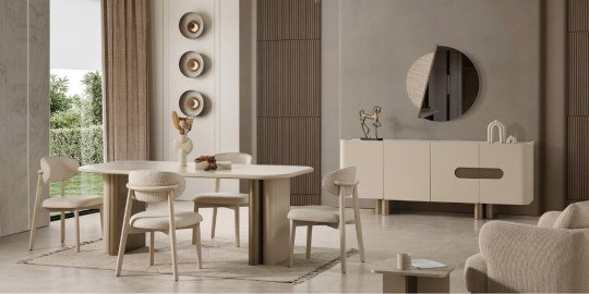 Pier Yemek Odası Takımı Teşhirden