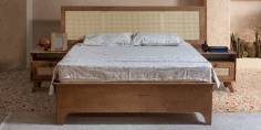Valeria Walnut Bedroom Set