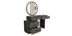 Asel Anthracite Bedroom Set
