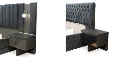 Asel Anthracite Bedroom Set