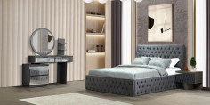Asel Anthracite Bedroom Set