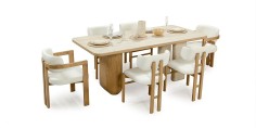 Era Dining Room Set Walnut
