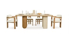 Era Dining Room Set Walnut