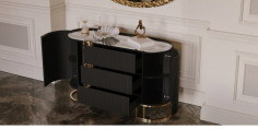 Lyon Black Bedroom Set