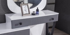 Stil Antrasit Yatak Odası Takımı Mdf