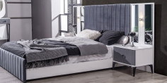 Stil Antrasit Yatak Odası Takımı Mdf