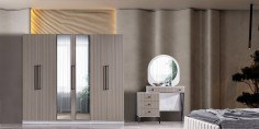 Still Beige Bedroom Set MDF