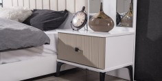 Still Beige Bedroom Set MDF