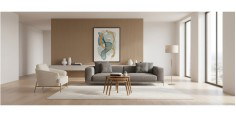 Triple Walnut Nesting Table
