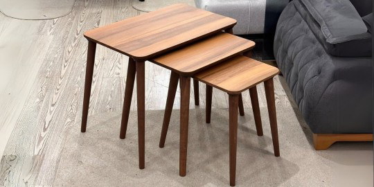 Yağmur Nesting Table Walnut