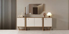 Soft Mirrored Console Display