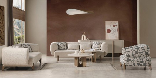 Ahuse Bronze Sofa Set