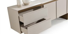 Moon Dining Room Set Ecru