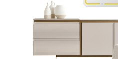 Moon Dining Room Set Ecru