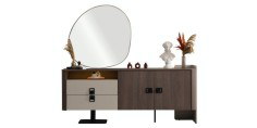 Prada Dining Room Set Dark Walnut