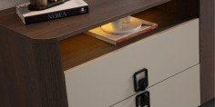 Prada Dining Room Set Dark Walnut