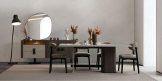 Prada Dining Room Set Dark Walnut