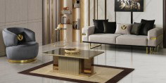 Premier Caramel Sofa Set