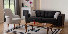 Kumsal Sofa Set Wooden