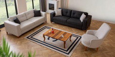 Kumsal Sofa Set Wooden